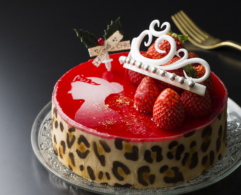 ティアラを戴いたヒョウ柄クリスマスケーキ 世界料理オリンピック金賞パティシエが創作 At Home Vox アットホームボックス